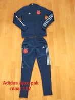 Ajax Adidas Trainingspak maat 152, Jongen of Meisje, Gebruikt, Ophalen of Verzenden, Sport- of Zwemkleding