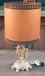 Vintage schemerlamp tafellamp resin I.z.g.s., Huis en Inrichting, Lampen | Tafellampen, Ophalen of Verzenden, Zo goed als nieuw