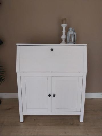 Witte IKEA Hemnes Secretaire bureau beschikbaar voor biedingen