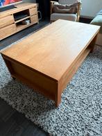 Massief Eiken Salontafel, Ophalen, 100 tot 150 cm, Eikenhout, 50 tot 100 cm