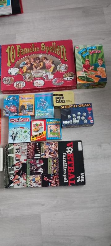 Verhuisdoos vol spellen - Nieuw! beschikbaar voor biedingen