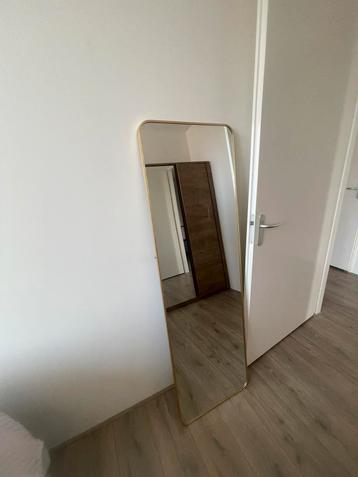 Mirror with golden frame beschikbaar voor biedingen