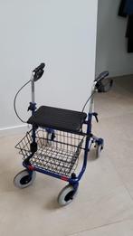 Rollator blauw met mandje 3 maanden gebruikt., Diversen, Rollators, Ophalen, Zo goed als nieuw