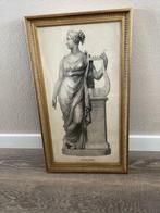 19 eeuwse lithografie. Beeld Canova, Antiek en Kunst, Ophalen