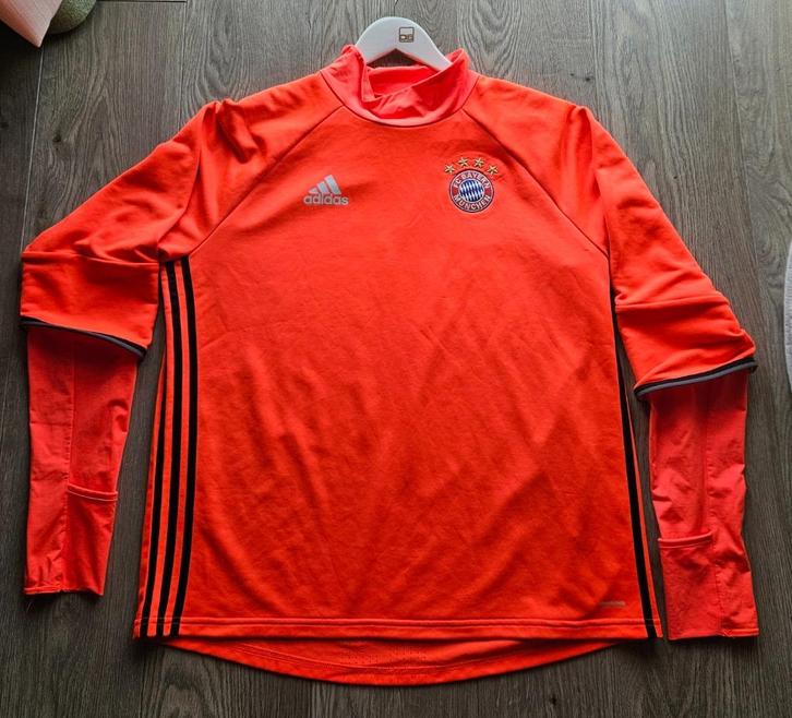 Oranje Bayern München trainingspak 2016-2017 (sweater), Kleding | Heren, Sportkleding, Zo goed als nieuw, Voetbal, Maat 56/58 (XL)