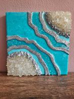 Resin epoxy agate geode art kunt, Ophalen of Verzenden