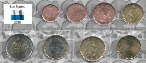 San Marino UNC serie 2025, Postzegels en Munten, Munten | Europa | Euromunten, Setje, Overige waardes, San Marino, Ophalen of Verzenden