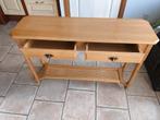 Te koop eiken sidetable., Huis en Inrichting, Tafels | Sidetables, Ophalen, Zo goed als nieuw, 25 tot 50 cm, Rechthoekig
