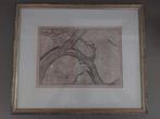Originele antieke kopergravure – Koblenz & Vesting, Antiek en Kunst, Ophalen of Verzenden
