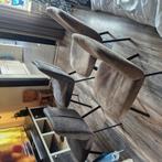 Eettafel +4 stoelen te koop, Ophalen, Zo goed als nieuw, 4 tot 6 stoelen
