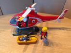 Playmobil 9127 reddingshelikopter, Ophalen of Verzenden, Zo goed als nieuw