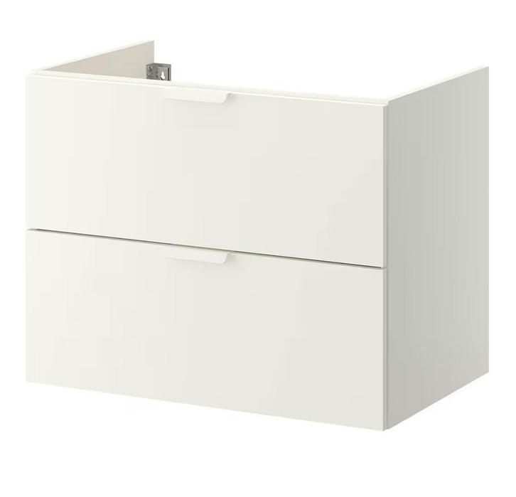 Godmorgon IKEA Wastafelkast 100x47x58 Wit, Huis en Inrichting, Badkamer | Badkamermeubels, Gebruikt, Wastafelkast, Minder dan 100 cm