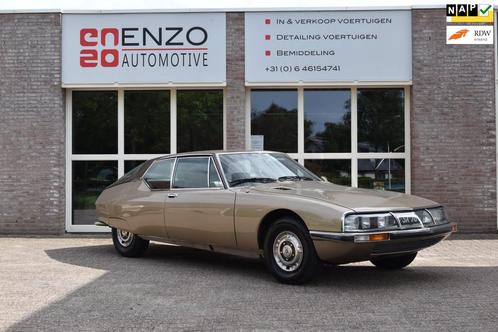 Citroen SM Maserati motor|Zeer nette staat|Nederlands geleve, Auto's, Oldtimers, Bedrijf, Te koop, Lederen bekleding, Metallic lak