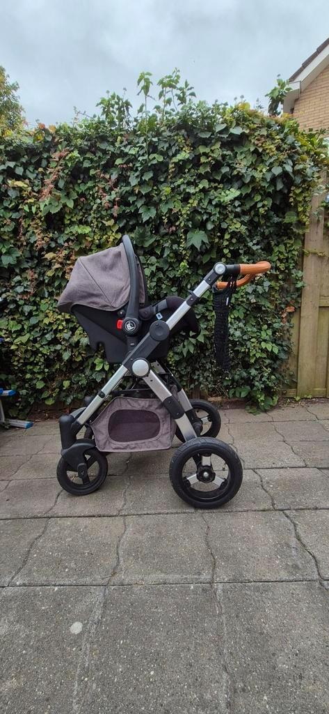 Wandelwagen Cangaroo Luxor grijs 3-in-1, Kinderen en Baby's, Kinderwagens en Combinaties, Gebruikt, Combiwagen, Overige merken