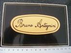sticker Bruno Antognini logo kleding clothes vintage, Verzenden, Zo goed als nieuw, Merk