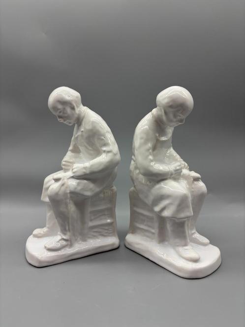 Set wit keramieken beelden Schoenmakers, Antiek en Kunst, Antiek | Keramiek en Aardewerk, Ophalen of Verzenden