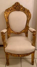 'BOIS DORÉ ANTIEK VOL HOUTEN STOEL BAROK ZETEL NU € 175,00, Ophalen