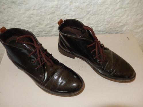 Marco Tozzi laarsjes mt36 zwartbruin lakleer als nieuw, Kleding | Dames, Schoenen, Zo goed als nieuw, Lage of Enkellaarzen, Zwart