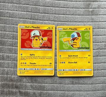 Pokemon - Ash’s Pikachu - SM109 SM112 Black Star Promo beschikbaar voor biedingen