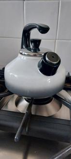 Retro/vintage emaille fluitketel uit de jaren 70, Antiek en Kunst, Ophalen of Verzenden