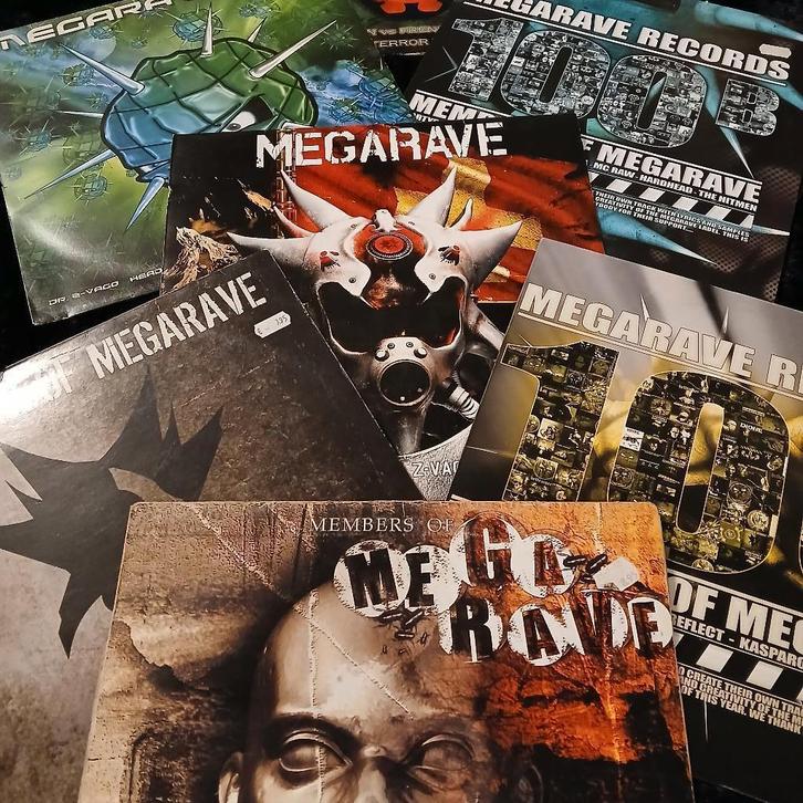 Megarave Hardcore Collector Set - 7 Vinyl Platen, Cd's en Dvd's, Vinyl | Dance en House, Gebruikt, Overige genres, 12 inch, Verzenden