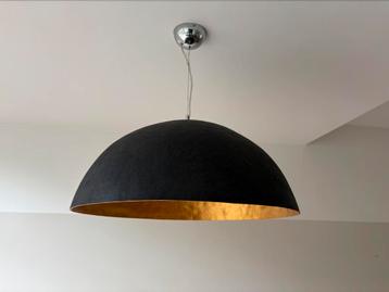 Design hanglamp 70 cm zwart goud beschikbaar voor biedingen