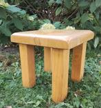 Vintage eiken houten boeren krukje., Ophalen of Verzenden, Zo goed als nieuw, Hout