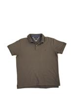 Tommy Hilfiger pique slim fit army olijf groen poloshirt XXL, Tommy Hilfiger, Maat 56/58 (XL), Ophalen of Verzenden, Gedragen