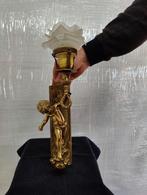 Franse Nouveau Cherubijn wandlamp, Antiek en Kunst, Antiek | Lampen, Ophalen