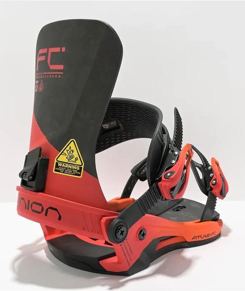 Union Atlas FC (Forged Carbon) bindingen Maat L nieuwstaat, Sport en Fitness, Snowboarden, Zo goed als nieuw, Bindingen, Ophalen of Verzenden