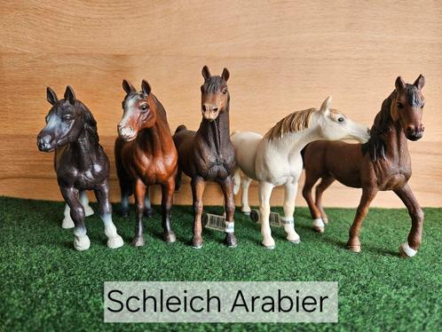 Schleich Arabier paarden met of zonder vaantje, Verzamelen, Dierenverzamelingen, Beeldje of Figuurtje, Paard, Ophalen of Verzenden