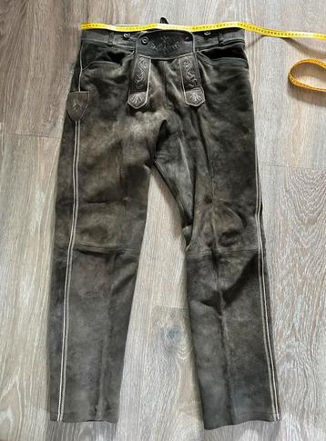 Authentieke Trachten Alphorn Lederhose – Maat 56 beschikbaar voor biedingen