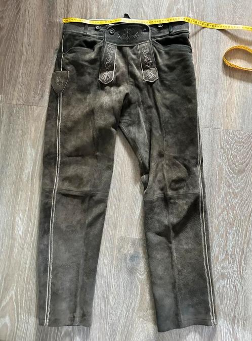 Authentieke Trachten Alphorn Lederhose – Maat 56, Kleding | Heren, Carnavalskleding en Feestkleding, Zo goed als nieuw, Maat 56/58 (XL)