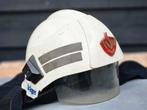 Brandweerhelm brandweer Dräger HPS6200 met logo, Ophalen of Verzenden, Landmacht, Nederland, Embleem of Badge