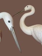 Twee prachtige eyecatchers reigers., Antiek en Kunst, Ophalen