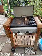 Gas barbecue met bakplaat landmann, Tuin en Terras, Ophalen, Gebruikt