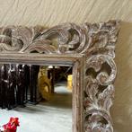 Barok Spiegel – houten lijst wit - 120 x 80 cm- TTM Wonen, TTM Wonen, Meubels – (Perzische) Tapijten en Woonaccessoires, Nieuw
