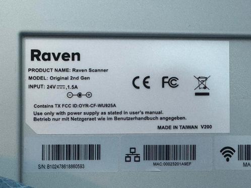 Raven Document Scanner - Standalone, WiFi, OCR, Computers en Software, Scanners, Gebruikt, Documentscanner, MacOS, Ingebouwde Wi-Fi