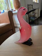 Murano Glazen Eend - 18 cm, Antiek en Kunst, Ophalen of Verzenden