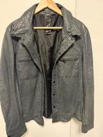 Heren Jas leer niuwe, Ophalen of Verzenden, Zo goed als nieuw, Grijs