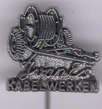 J. van Es kabelwerken zilverkleurig speldje ( W_099 ) beschikbaar voor biedingen