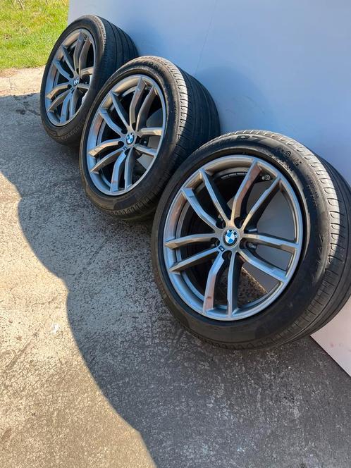 3 originele bmw M 3/5 serie velgen met zomerbanden, Auto-onderdelen, Banden en Velgen, Banden en Velgen, Zomerbanden, 18 inch