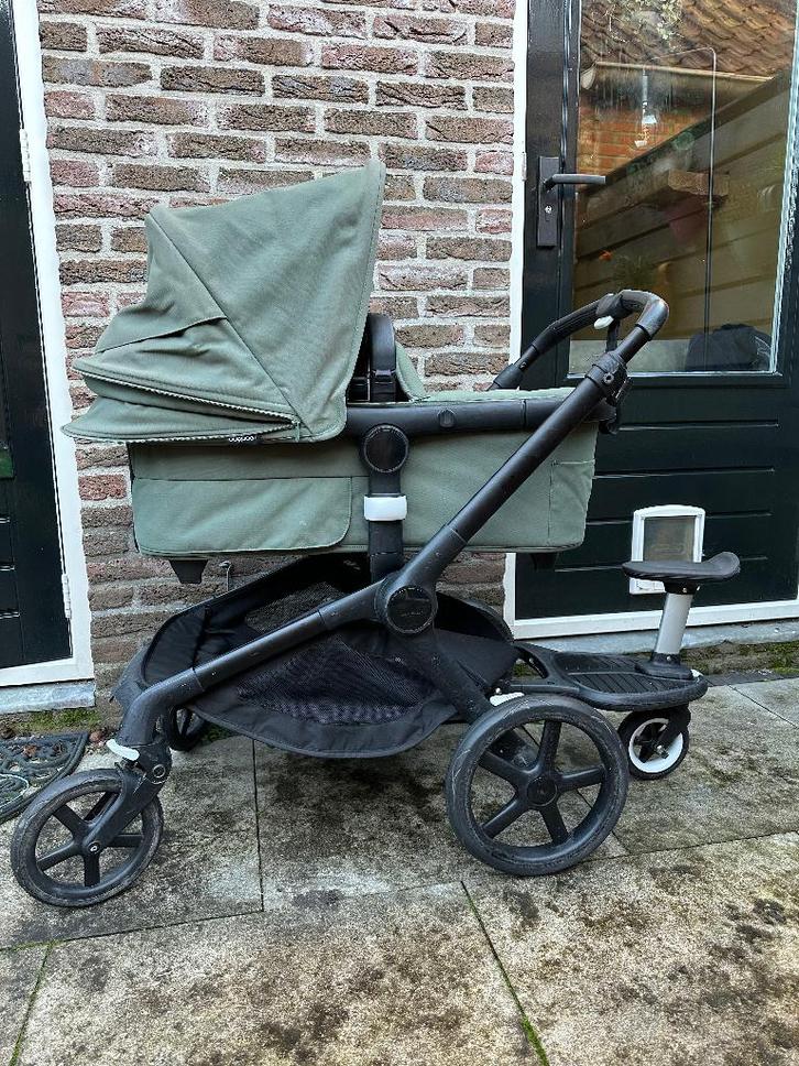 Bugaboo Fox 5 in goede staat incl meerijdplankje, Kinderen en Baby's, Kinderwagens en Combinaties, Zo goed als nieuw, Combiwagen