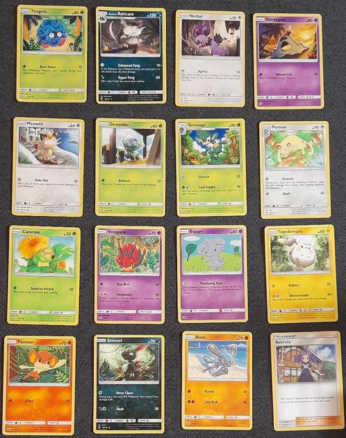 Verzameling Pokemon Karten Burning Shadows Engels, Hobby en Vrije tijd, Verzamelkaartspellen | Pokémon, Zo goed als nieuw, Meerdere kaarten