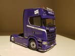 Scania H.D.T.V Logistik, Hobby en Vrije tijd, Modelauto's | 1:50, Verzenden, Zo goed als nieuw, Bus of Vrachtwagen, Tekno