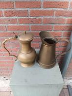 Antieke Bronzen Kannenset - 2 stuks, Ophalen, Brons