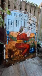 Oud Engels Emaille Reclamebord - Phillips Thee, Ophalen of Verzenden