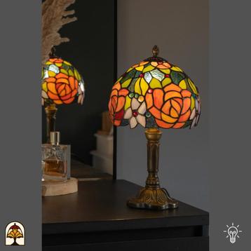 Tiffany tafellamp Fiore - 20 cm beschikbaar voor biedingen