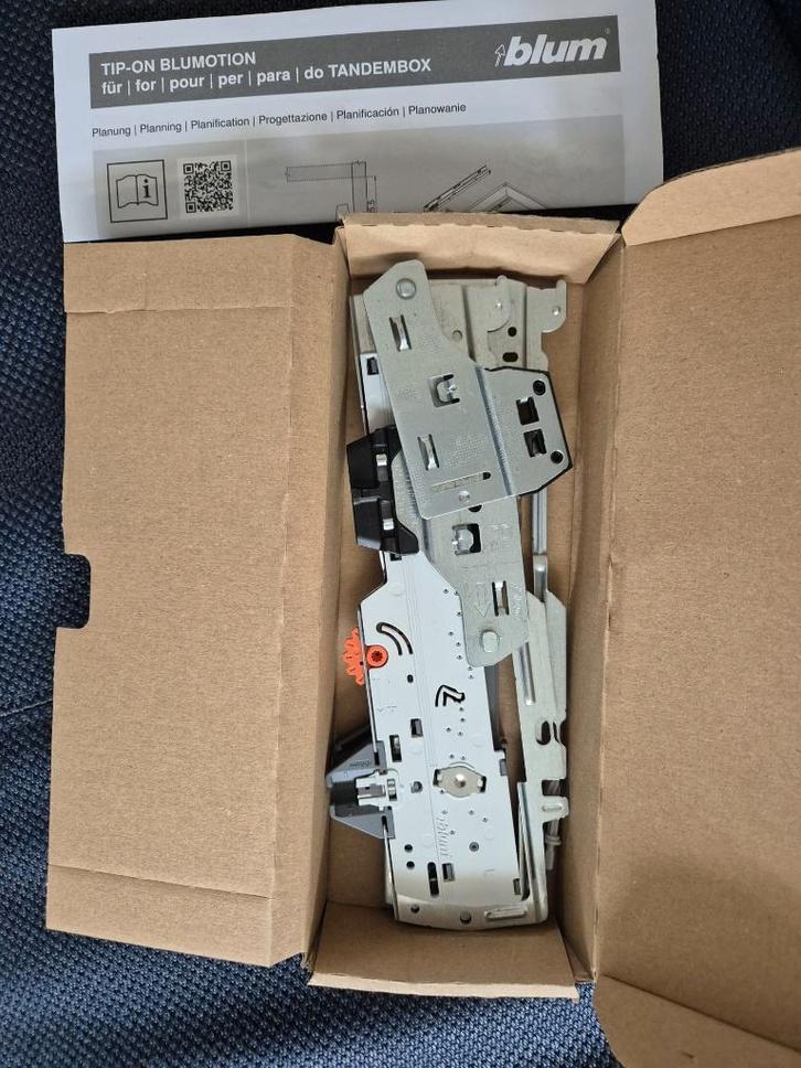 2x Blum Tip-On Blumotion - 350 tot 650 mm - 35 tot 65 kg -L5, Huis en Inrichting, Keuken | Keukenelementen, Nieuw, Minder dan 100 cm