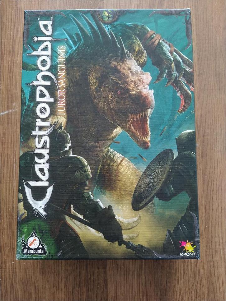 Claustrophobia: Furor Sanguinis (2014), Hobby en Vrije tijd, Gezelschapsspellen | Bordspellen, Zo goed als nieuw, Een of twee spelers